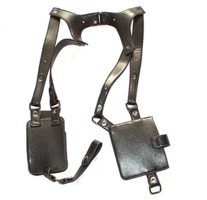 Leather Anti-Theft Hidden Underarm Style Shoulder Wallet Phone Case Bag - Picture 1 of 5