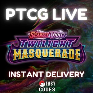 Twilight Masquerade Codes Booster Pokemon TCG Live Pack Instant delivery - Picture 1 of 1