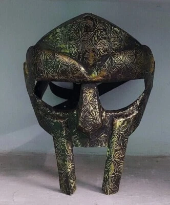 Halloween MF DOOM Mask Mad-villain Mild Steel Face Armor Hand-Forged Doom mask - Image 1 of 4