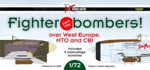 DK Decals 1/72 FIGHTER BOMBERS Part 1 Over Western Europe MTO & CBI - Picture 1 of 4