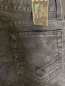 Vans Extreme Skinny Damen Jeans Größe 5 30x32 Denim Stretch Grau Schwarz Verblassen E59 - Bild 1 von 12