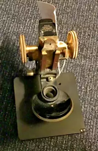 Ernst E.Leitz Wetzlar microscope Vintage Original Brass Knobs ASIS Parts Salvage - Picture 1 of 13