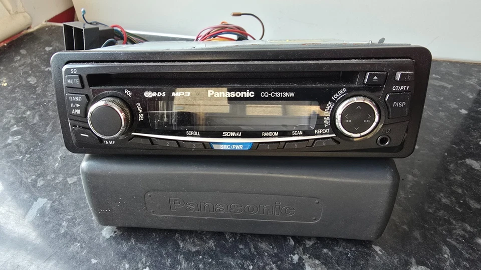 PANASONIC CQ-C1313NW CAR STEREO RDS MP3 AUX FACE-OFF - Image 1 of 1