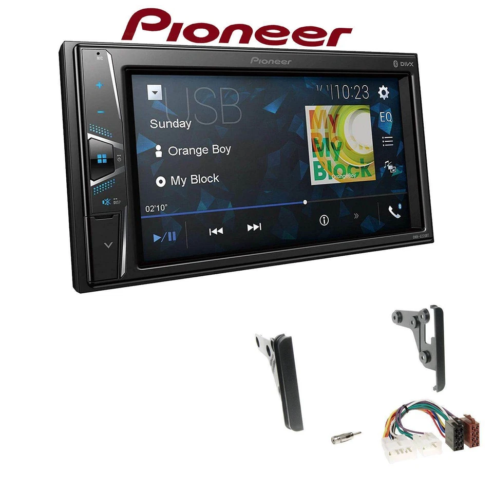 Pioneer Autoradio Bluetooth Touchscreen für Toyota RAV 4 II 2000-2006 schwarz