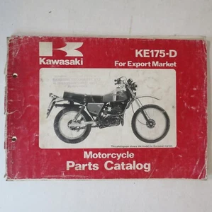 Kawasaki KE175-D Factory Motorcycle Parts Catalog Catalogue 1981 - Picture 1 of 3