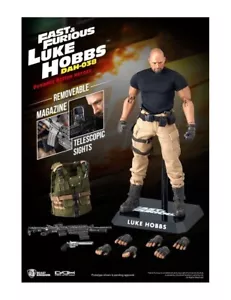 Fast & Furious LUKE HOBBS The Rock Dwayne Johnson Figure Beast Kingdom DAH-038 - Foto 1 di 3