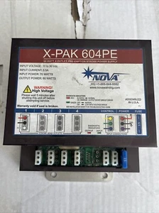NOVA X-PAK 604 PE 60w 4 outlet tested Preemption Strobe gtt Power Supply opticom - Picture 1 of 3