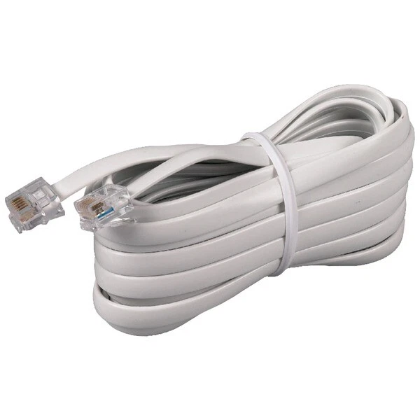 RCA TP231WHR White Phone Line Cord (15ft) - Image 1 of 1