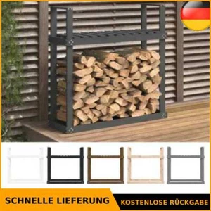 Kaminholzregal Massivholz Kiefer Brennholzregal Regal mehrere Auswahl vidaXL - Bild 1 von 73