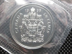 Cincuenta centavos Canadian Prooflike 1999 50 centavos (0,50 dólares) - Imagen 1 de 2