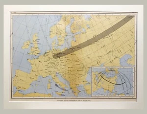 1888 ASTRONOMIA - (37x28cm.) Cromolitografo con passepartout (04069) - Foto 1 di 2