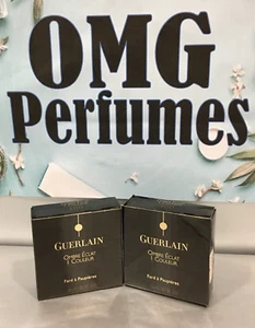 Guerlain Ombre Eclat 1 Shade Eyeshadow 3,6g 100 Sable Blanc New in Box Lot of 2 - Picture 1 of 8