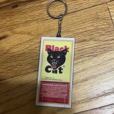 Vintage BLACK CAT Firecracker Sound Keychain with Box - TESTED & WORKS