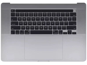 MacBook Pro 16" A2141 Top Case Keyboard Palmrest Battery Gray Grade B 661-13161 - Picture 1 of 5
