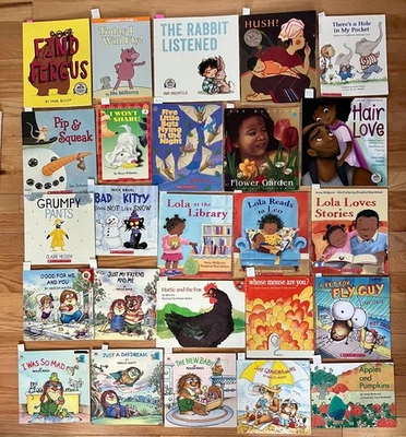 Lot of 25 Grade Level  1 2 ACCELERATED READERS AR Picture Book Story Time Bundle - Image 1 of 2