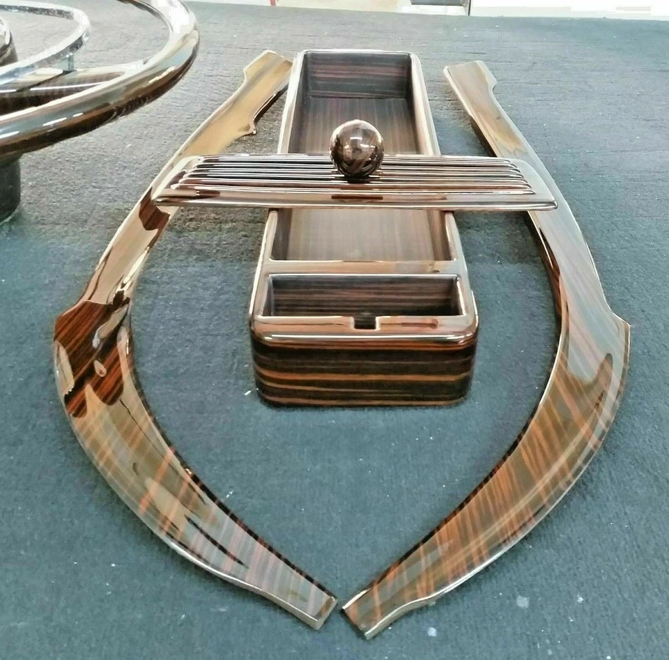 For Mercedes Benz Classic W113 Wood Trim Set Steering 230-280sl Pagoda Makkasar - Изображение 1 из 4