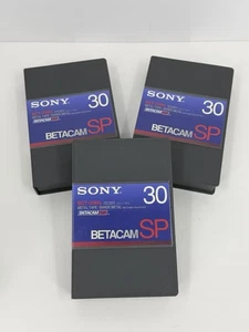 Sony BCT-30MA Betacam SP 30 metal Beta Video Tape  Blank 30 minutes Plastic case - Picture 1 of 3