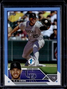 2023 Topps Series 1 1st Edition /5 CJ Cron #63 - Picture 1 of 2
