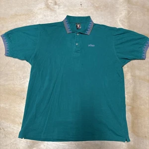 Vintage Prince Polo Shirt Men’s Size XL Green Purple Designs Golf Tennis - Picture 1 of 13