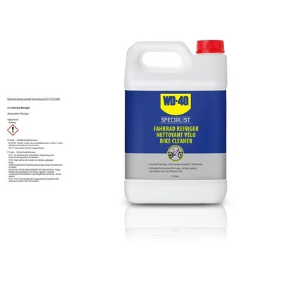 WD-40 SPECIALIST 5L BIKE CLEANER FRAME CLEANER DEGREASER DETERGENT 1427895 - Image 1 of 3