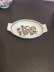 ELEGANTE PIATTO GRATIN OVALE GIARDINO BOTANICO PORTMEIRION 10" x 6 1/2/" x 1,5"  - Foto 1 di 5