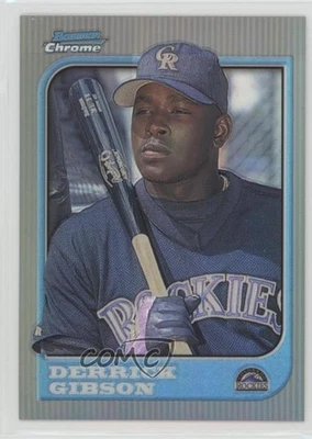 1997 Bowman Chrome Refractor Derrick Gibson #179 - Image 1 of 2