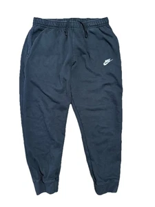 Pantalone Nike Uomo XL Nero Pile Joggers Felpato Coulisse Logo Atletico - Foto 1 di 6