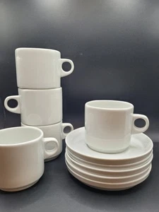 Set Of 5 Rosenthal Studio Line Coffee Or Tea Cups & Saucers Made In Germany  - Imagen 1 de 9