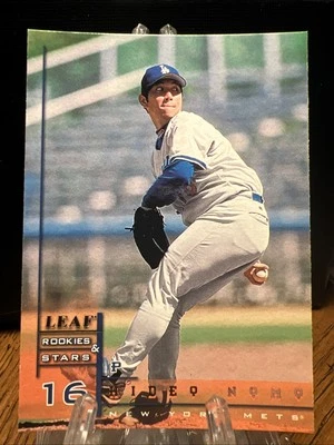 1998 Leaf Rookies and Stars #39 Hideo Nomo ~ Los Angeles Dodgers - Изображение 1 из 2