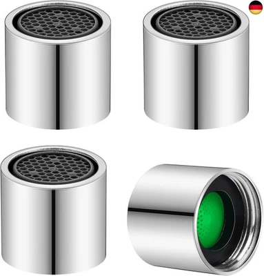  Strahlregler M18,4 Stück M18 Perlatoren für Wasserhähne Wasserhahn Sieb Pe  - Bild 1 von 4