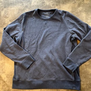 Mack Weldon Sweatshirt Herren 2XL Blau Frottee Pullover Stretch Baumwolle Rundhals - Bild 1 von 9