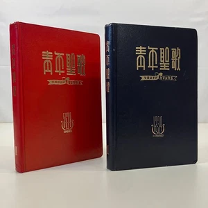 Youth Hymns Bilingual Chinese English Hymnals 2 Book Lot 1973 Combined Volumes - Picture 1 of 16