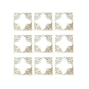 Wooden Slices 100Pcs DIY Wrapper for Book Corner Protection - Picture 1 of 11