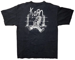 Camicia vintage KORN anni 90 Neidermayers Mind Demo XL punto singolo doppio lato LEGGI NOTA - Foto 1 di 12
