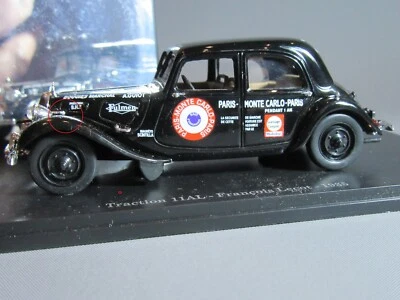 A521 ATLAS 15 CITROËN TRACTION 11 AL FRANÇOIS LECOT 1935 NERO SAGA TRACTION 1:43 - Immagine 1 di 4