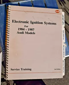 Audi 1984-1987 Electronic Ignition Systems Service Training Manual Book 2nd Ed - Picture 1 of 7