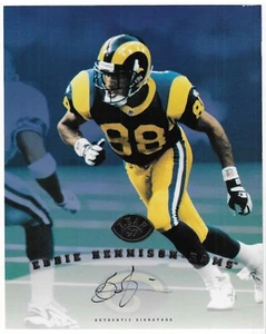 Eddie Kennison 1997 LEAF NFL SIGNATURE 8x10 JUMBO AUTOGRAPH CARD Rams AUTO SP - Picture 1 of 2