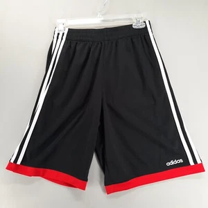 Adidas Activewear Shorts Boys 14/16 Black Running Workout Pockets Drawstring - Picture 1 of 8