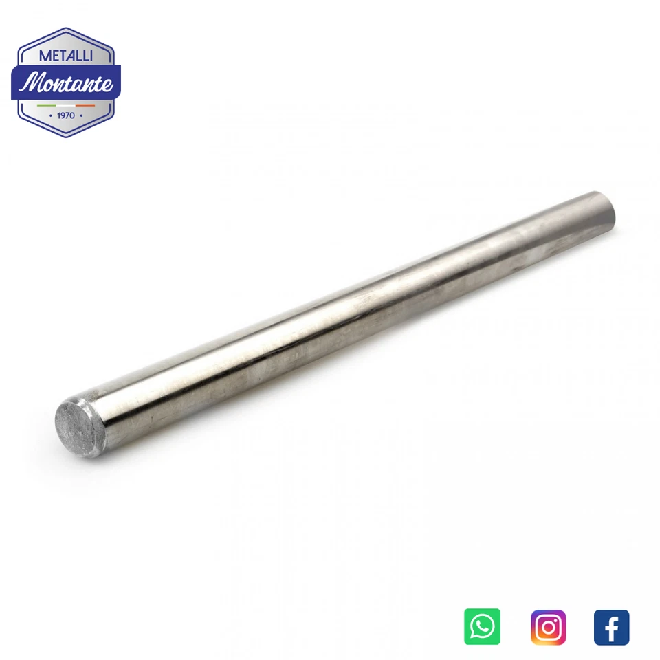 Barra Tonda Trafilata in Acciaio Inox Aisi 304 Da 3 a 90 mm in diverse lunghezze - Immagine 1 di 1