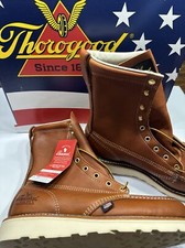 Thorogood Men Size 8 D NEW 814-4201 Wedge Bottom 8" Boots Union USA Made