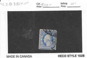 Washington/Franklin Issue, Sc #382, Used (59210) - Picture 1 of 1