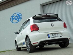 Fox Échappement Sport Silencieux Sport pour VW Polo 6R WRC 2.0