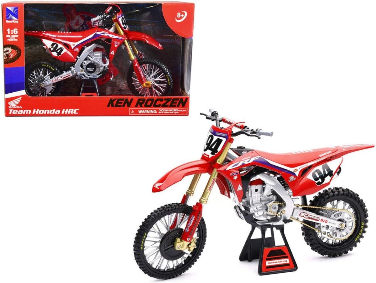 1/6 12インチ NewRay HONDA XR400 SWAT NEW RAY HONDA XR 400R SWAT Dirt Bike Police Motorcycle 1:6