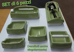 ACCESSORI BAGNO A MURARE DA INCASSO IN CERAMICA VINTAGE **VARI COLORI** - Foto 1 di 12