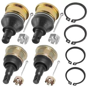 4 Upper and Lower Ball Joints for Yamaha Grizzly 700 YFM7 YFM700 2007-2012 - Picture 1 of 7