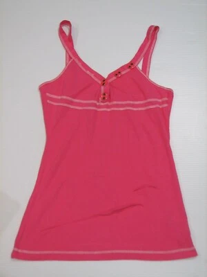 Roxy Pac Sun Tillys Stretch Ribbed Feminine Cut Tank Top Pink XL - Image 1 of 4