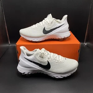Nike Air Zoom Infinity Tour White Black CZ8301-133 Mens Size 9W Golf Shoes W/Box - Picture 1 of 12