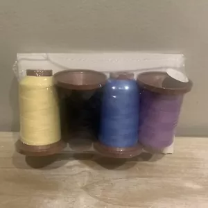 Dime Machine Vintage Embroidery Thread Pastels Quartet 4 Spools 40 Wt 1000 m - Picture 1 of 4