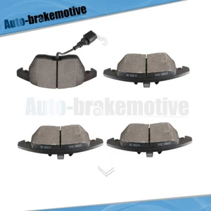4PCS FOR 2007 2008 -2018 VOLKSWAGEN JETTA ANTI NOISE FRONT CERAMIC BRAKE PADS - Picture 1 of 12