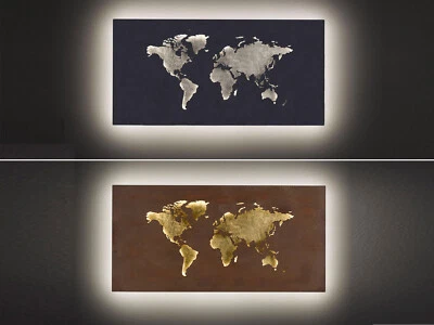 Indirekte LED Wandbeleuchtung Lampenschirm rechteckig, Lampen Treppenhaus Wand - Bild 1 von 4